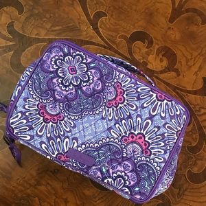 Vera Bradley Makeup Bag lilac Tapestry